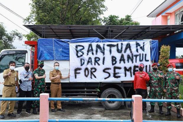 Bantul Kirim Delegasi Relawan ke Lumajang Bantu Korban Erupsi Gunung Semeru 