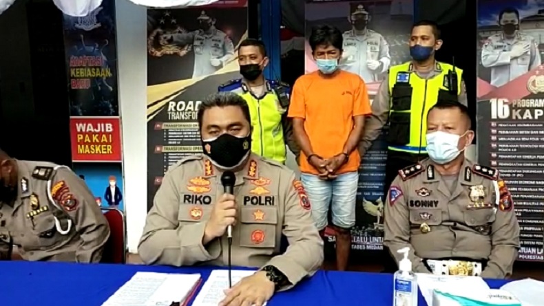 Selain Positif Narkoba, Sopir Angkot Maut di Medan Konsumsi Alkohol
