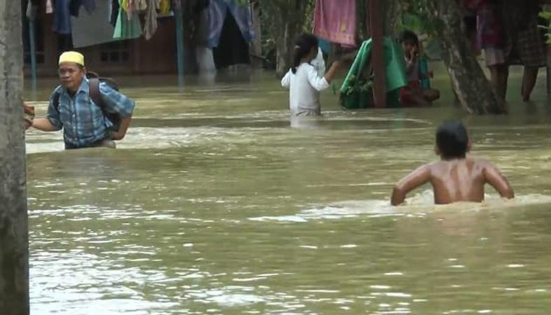Sungai Tuntang Meluap, Ratusan Rumah di Demak Terendam Banjir