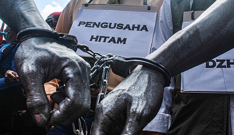 UMP Tahun 2022 Dinilai Rendah, Puluhan Ribu Buruh Kompak Unjuk Rasa - Bagian 4