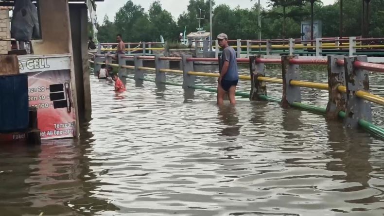Banjir Rob Melanda Babel, 1.839 Rumah Warga Terdampak