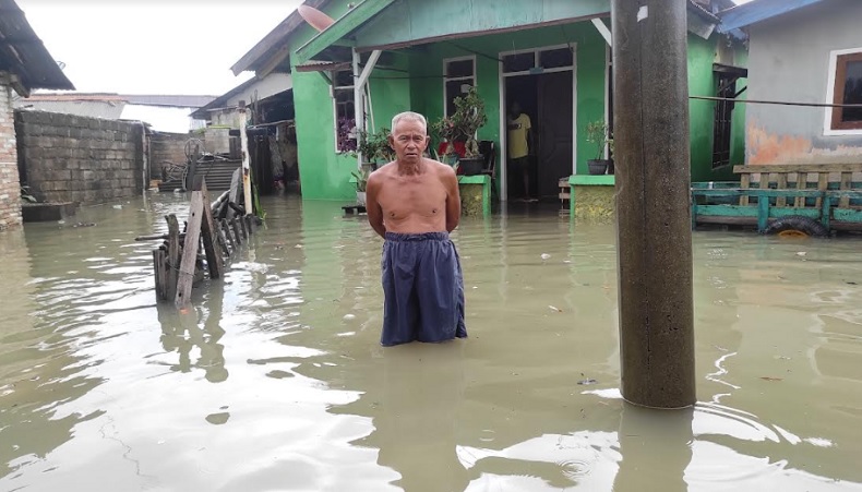 Diguyur Hujan, 116 Rumah di Kelurahan Tanjung Bangka Barat Banjir Selutut Orang Dewasa