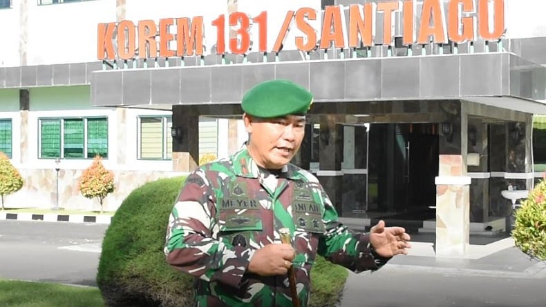 Danrem 131 Santiago Ingatkan Jajarannya Waspadai Cuaca Ekstrem Dengan