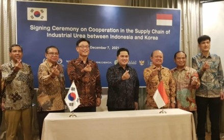 Indonesia Akan Ekspor Pupuk Urea 120.000 Ton per Tahun ke Korea Selatan