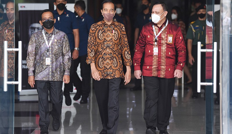 Presiden Jokowi Hadiri Hari Antikorupsi Sedunia 2021 - Bagian 2