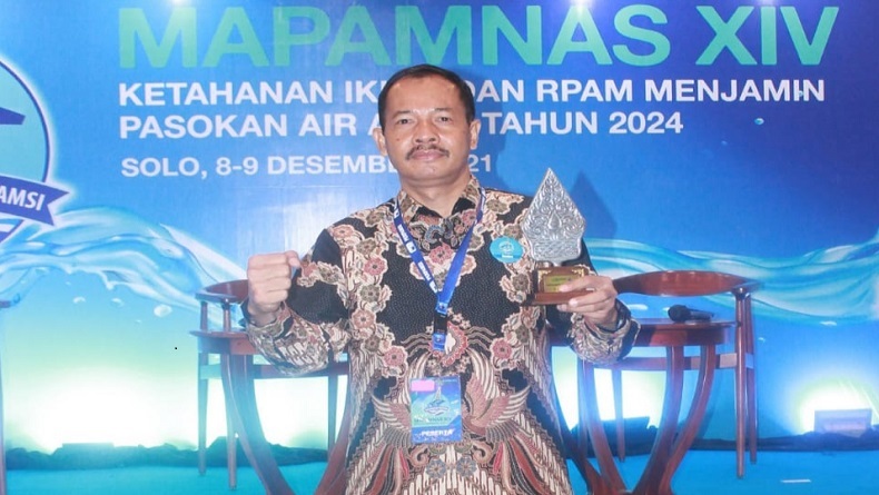 PDAM Salatiga Raih Penghargaan Perpamsi Award 2021