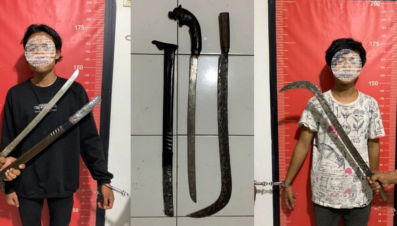 Teror Warga dengan Sajam, 2 Remaja di Sukabumi Ditangkap Polisi