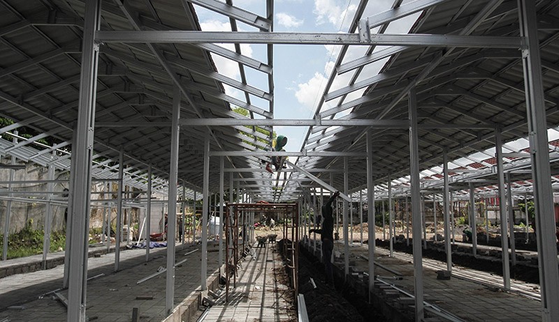 Pembangunan Los untuk Relokasi Pedagang Kaki Lima Kawasan Malioboro - Bagian 1