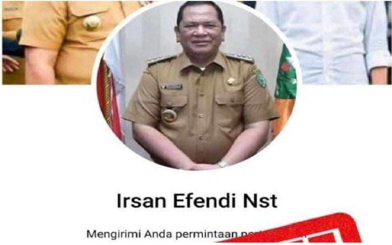 Muncul Akun Facebook Palsu Wali Kota Padangsidimpuan Irsan Efendi Nasution