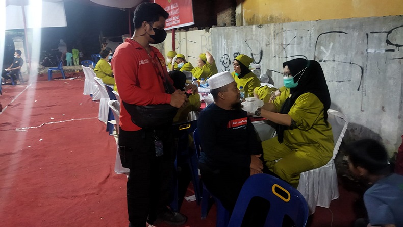Kejar Target Herd Immunity di Sumut, BIN Vaksinasi Covid-19 hingga Malam