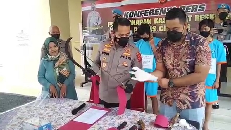 9 Pelajar SMK Pelaku Pengeroyokan dan Pembacokan di Cianjur Ditangkap Polisi