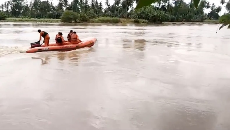 Balita Hilang Terseret Arus Banjir di Soppeng Masih Belum Ditemukan