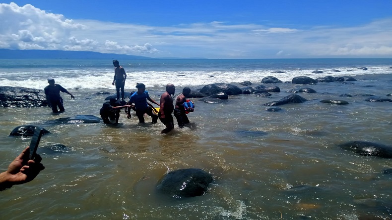 Terseret Ombak Pantai Cikakak Sukabumi, Bocah 7 Tahun Ditemukan Meninggal