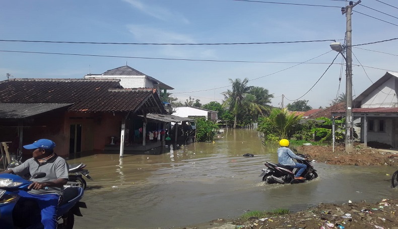 Sungai Citarum Meluap, 236 Rumah di Karangligar Karawang Terendam