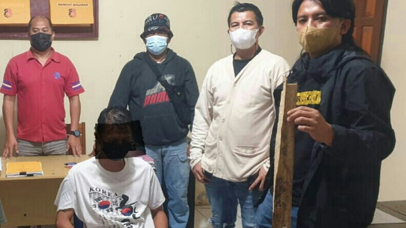 Bikin Keributan dan Rusak Rumah Tetangga, Pria Ini Langsung Diamankan Polres Tomohon