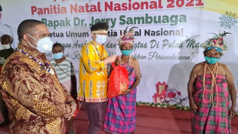Panitia Natal Nasional Bantu Warga Pulau Mansinam, Tempat Pekabaran Injil Pertama di Papua