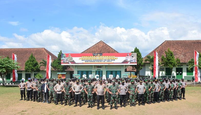 Begini Kolaborasi Pendidikan dan Latihan Integrasi Dikmaba TNI AD dan Diktukba Polri