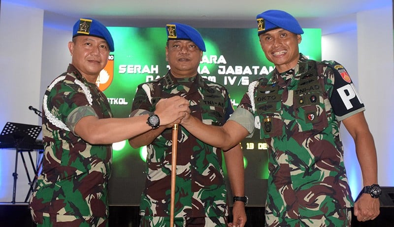 Komandan Denpom IV/5 Semarang Beralih Tongkat Komando - Bagian 1