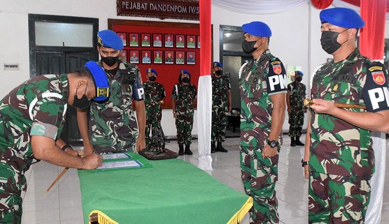 Komandan Denpom IV/5 Semarang Beralih Tongkat Komando - Bagian 2