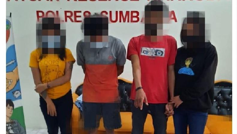 Gerebek Tempat Kos, Polisi Tangkap Suami Istri Simpan Sabu di Sumbawa