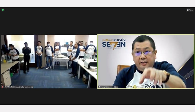 HT Hadiri Perayaan HUT ke-7 PT MNC Guna Usaha Indonesia Secara Virtual - Bagian 1