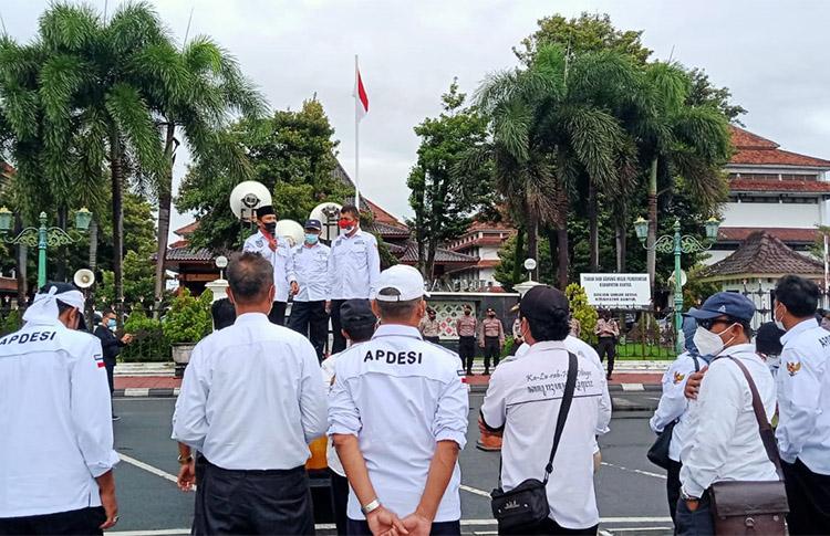 Apdesi Bantul Tuntut Presiden Jokowi Cabut Perpres 104/2021 tentang Penggunaan Dana Desa