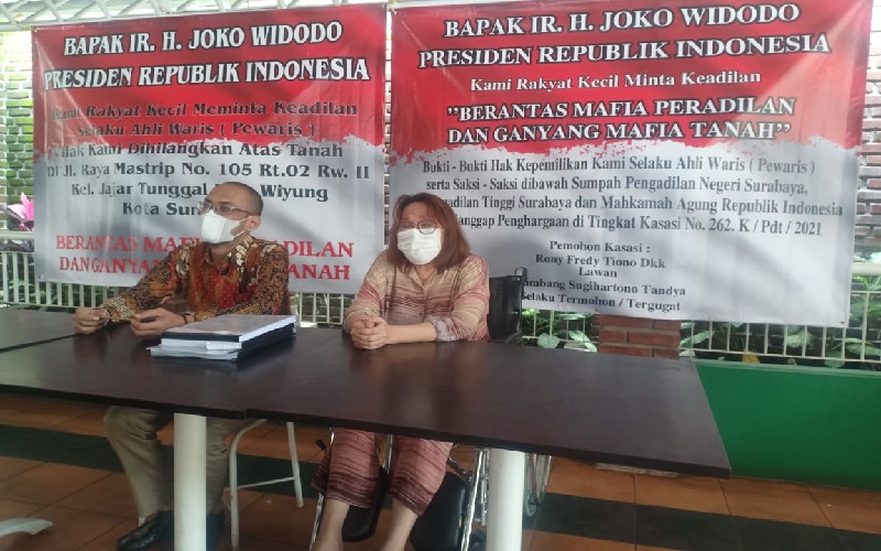 Wanita Lansia asal Surabaya Ini Surati Presiden Jokowi, Minta Mafia Tanah Diberantas