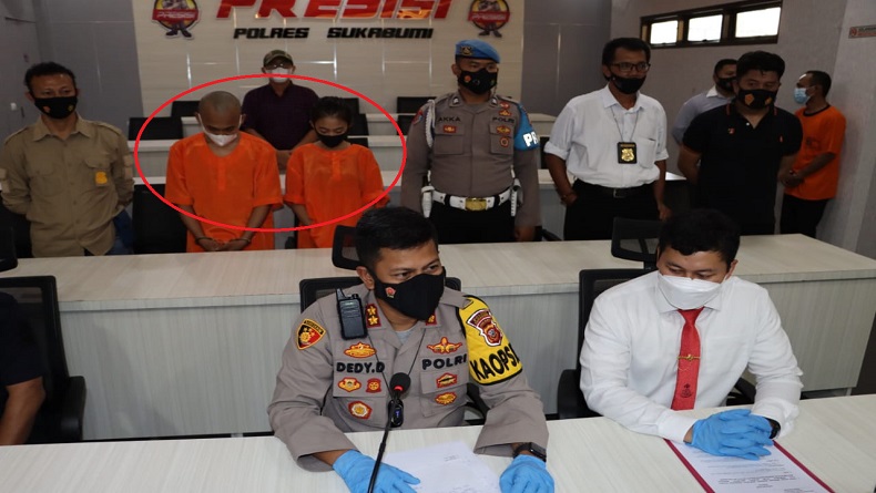 Sejoli Penjambret Viral di Medsos Ditangkap Polres Sukabumi, Terancam 12 Tahun Penjara