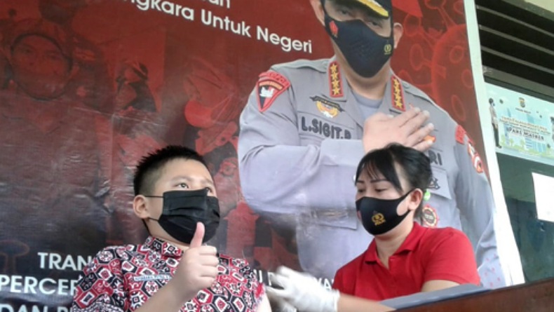 Polda Sulut Buka Gerai Vaksinasi Covid-19 untuk Anak Usia 6–11 Tahun, Cek Lokasinya