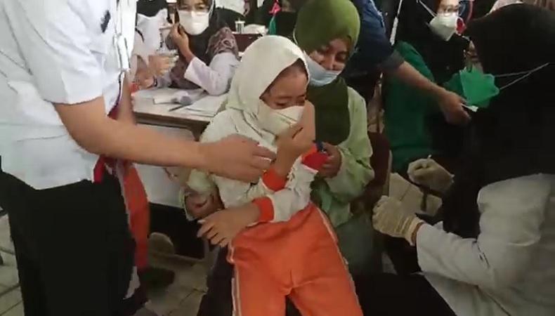 Vaksinasi Anak Usia 6-11 Tahun, Dinkes Belitung Sasar 22.275 Pelajar