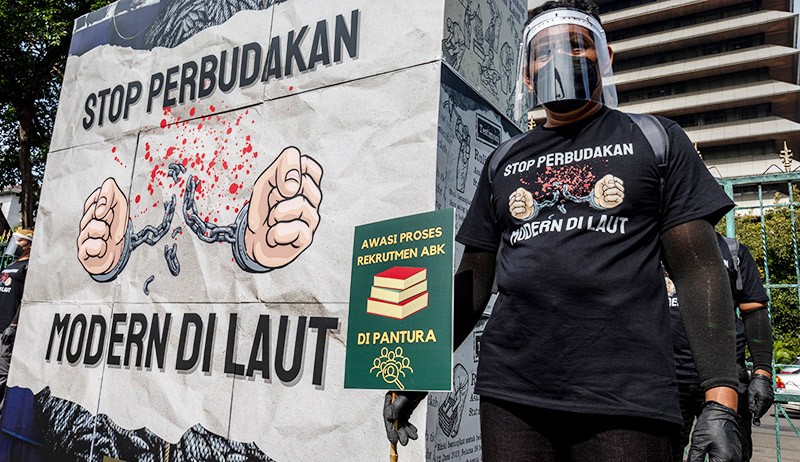 Aksi Stop Perbudakan Modern di Laut - Bagian 2