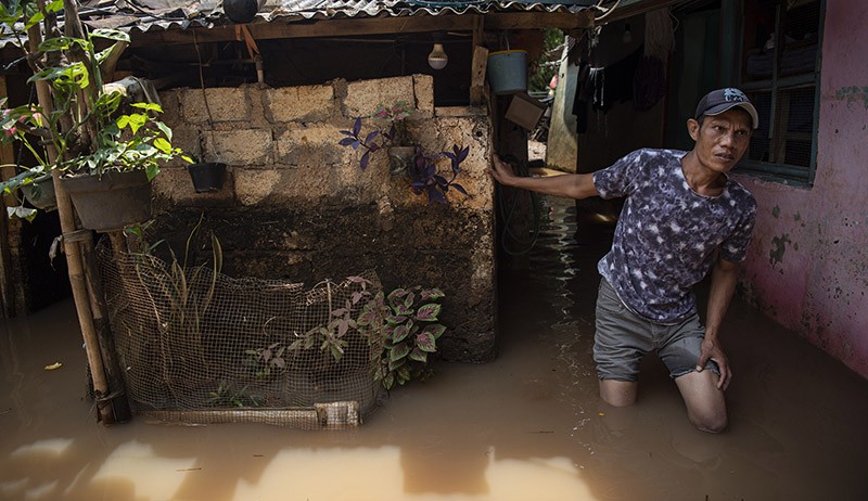 Permukiman Pondok Pinang Banjir akibat Sungai Pesanggrahan Meluap - Bagian 2