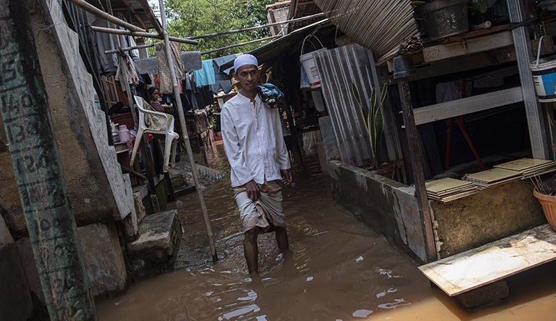 Permukiman Pondok Pinang Banjir akibat Sungai Pesanggrahan Meluap - Bagian 3