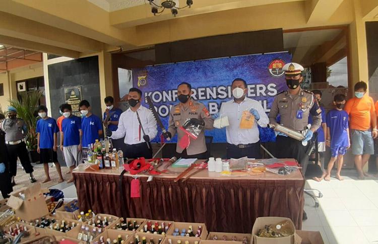 Polres Bantul Catat 21 Kasus Kejahatan Jalanan Selama 2021, Polisi tangkap 37 Pelaku