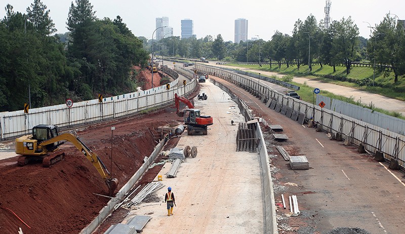 Progres Pembangunan Tol Serbaraja Sepanjang 39,4 Km