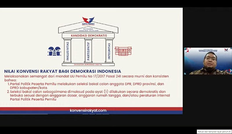 Webinar Konvensi Rakyat: Perwujudan Konkret Partai Perindo yang Modern & Inklusif - Bagian 1