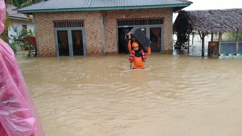 Diguyur Hujan Deras, 247 KK di Pasaman Barat Terdampak Banjir
