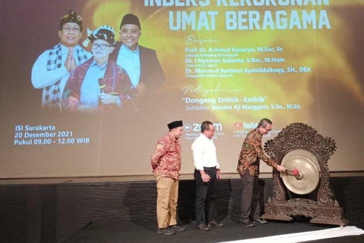 title Launching Indeks Kerukunan Umat Beragama 2021, Kemenag Beberkan 4 Hal Launching Indeks Kerukunan Umat Beragama 2021, Kemenag Beberkan 4 Hal