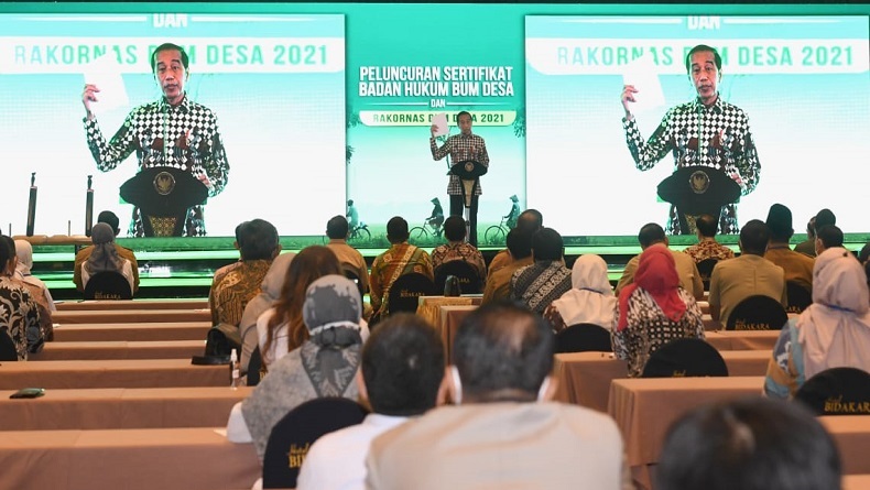 Jokowi Minta BUM Desa Dilibatkan dalam Transformasi Ekonomi