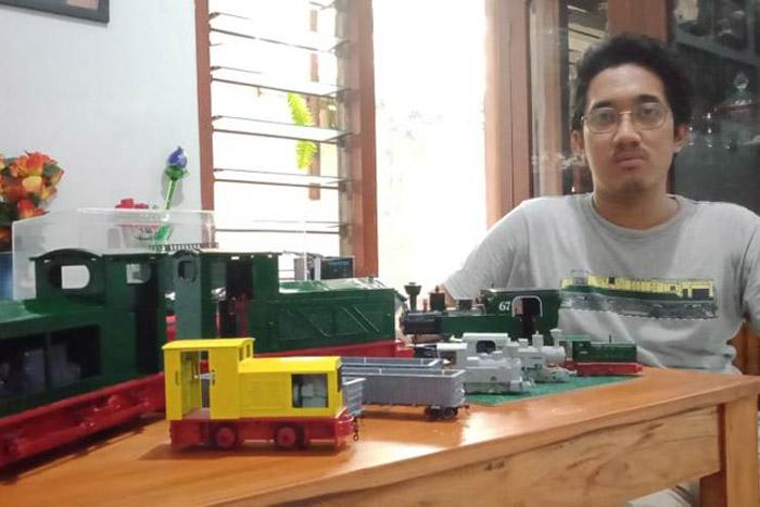  Inspiratif, Pemuda Sleman Geluti Bisnis Miniatur Kereta Api Beromzet Puluhan Juta