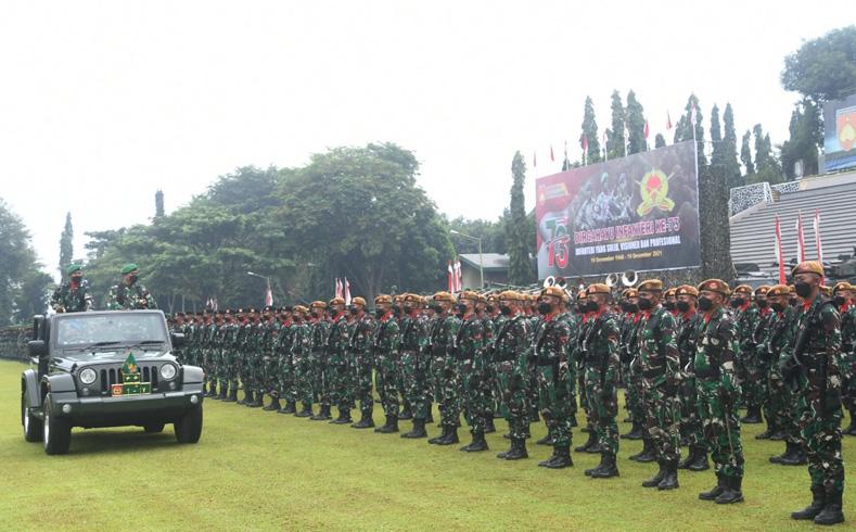 Pergantian Danyon Armed 3/105 Tarik/Naga Pakca, Ini Pesan Pangdam IV ...