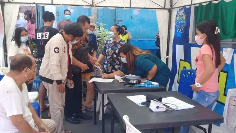 Penyumbang Terbanyak, Klinik Polres Sangihe Vaksinasi 14.085 Warga