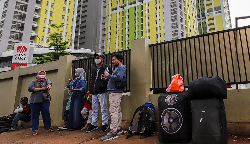 WNI Jalani Karantina di Rusun Pasar Rumput usai Perjalanan Luar Negeri - Bagian 1