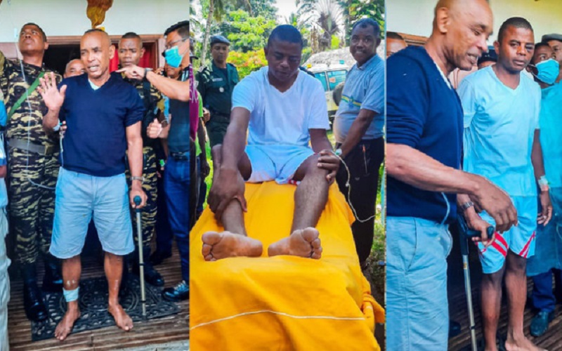 Helikopter Ditumpangi Menteri Jatuh ke Laut