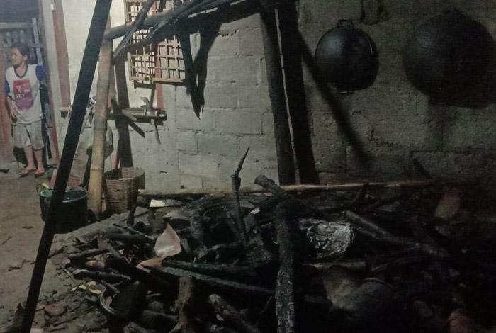 Ditinggal Sadap Nira, Dapur Rumah Warga di Kulonprogo Terbakar