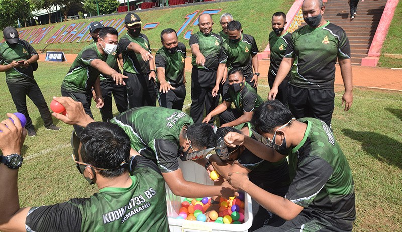 Serunya Outbond Personel Kodim 0733 Kota Semarang di Markas Arhanud 15 DBY - Bagian 4