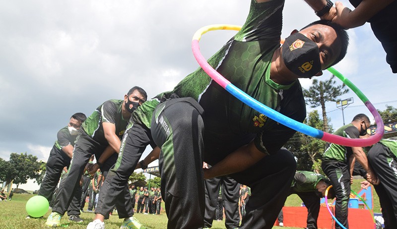 Serunya Outbond Personel Kodim 0733 Kota Semarang di Markas Arhanud 15 DBY - Bagian 3