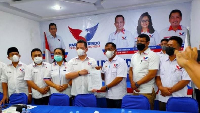 Terima SK Perindo Simalungun, Baren Saragih Target Peningkatan Perolehan Kursi di DPRD