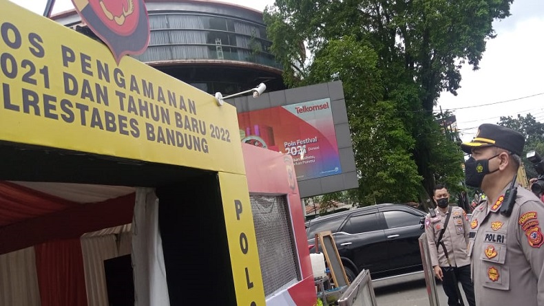Polisi Lakukan Ini untuk Cegah Penyebaran Virus Omicron saat Nataru di Bandung