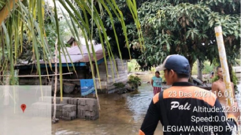 Bencana Banjir Rendam Puluhan Rumah Warga di PALI Sumsel, 237 Jiwa Terdampak